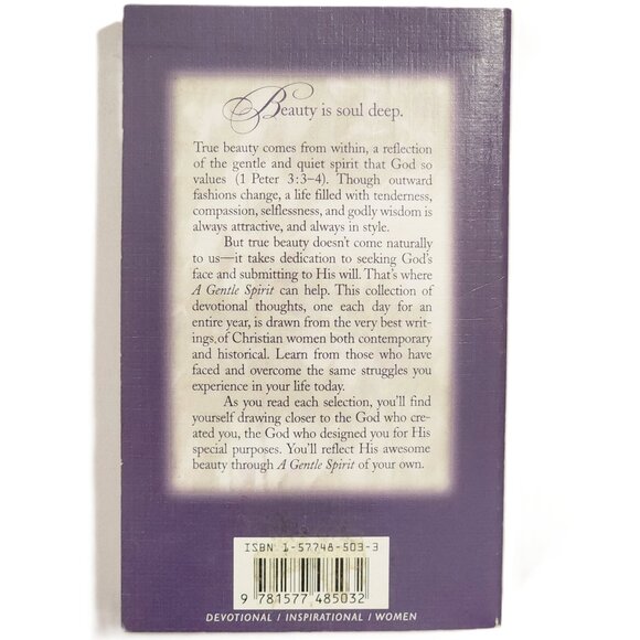 Gentle Spirit: Devotional Selections for Today's Christian Woman by Clayton - Picture 6 of 6